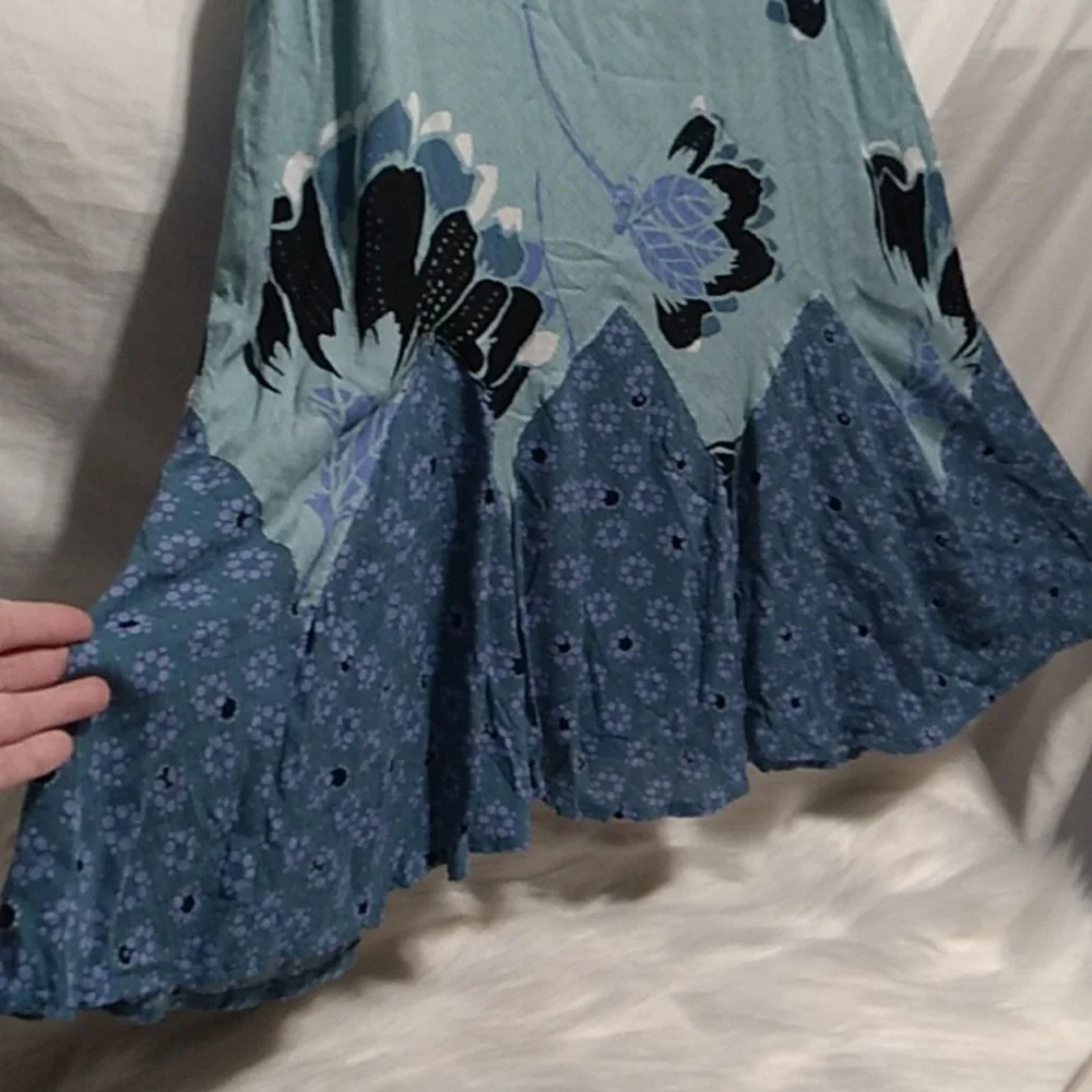 SALE! Free People Someone Like You Sharkbite Slip Dress Sz.S (BX40) - Picture 5 of 10